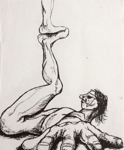 Drawing by Anthony J Hughes