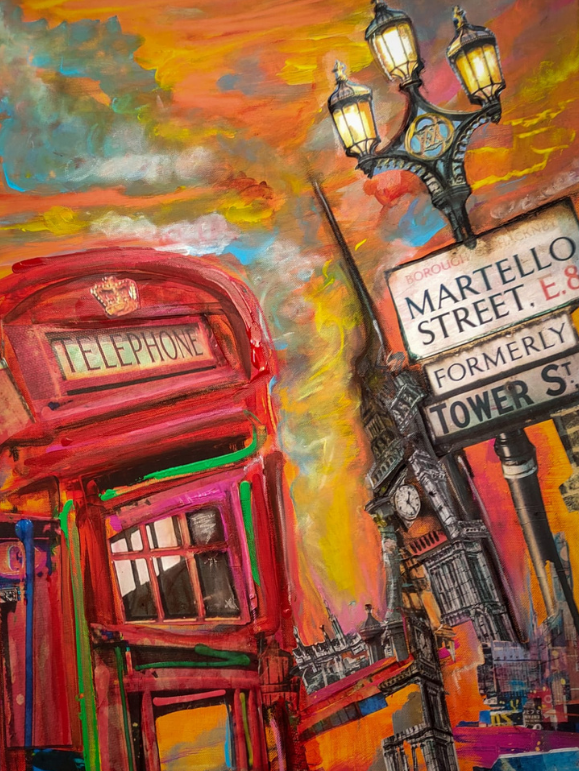 London painting by Itchy Valentine