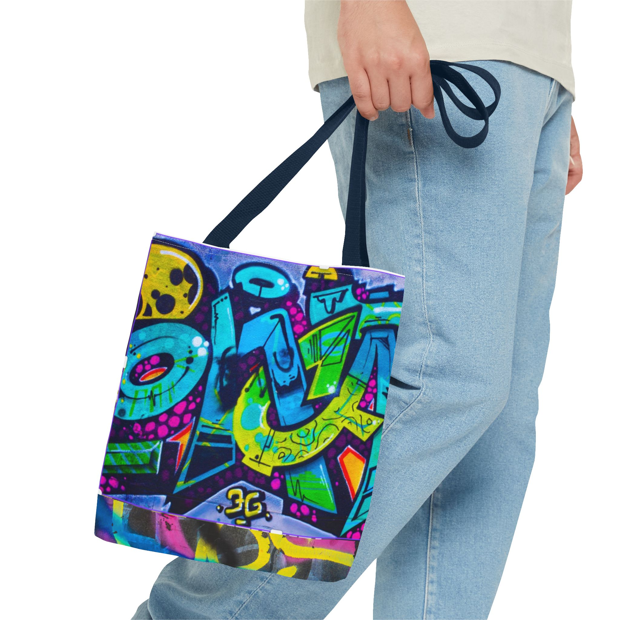 Graffiti Art Tote Bag — Colorful Street Style All-Over Print - Image 19